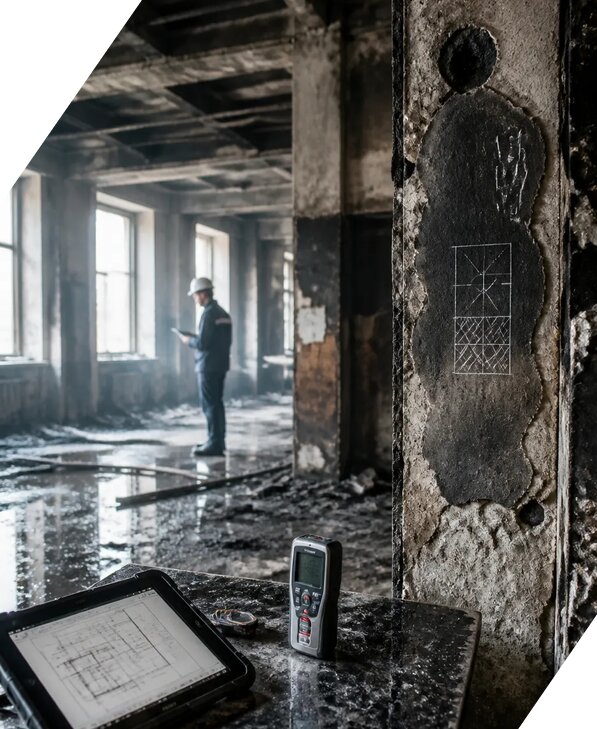 Обследование зданий после пожара в Лянторе от 15356 р. | ЭкспертизаРоссия